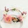 Diadema bohemia para mujer, corona floral, corona de hadas, diadema de flores para boda, guirnalda
