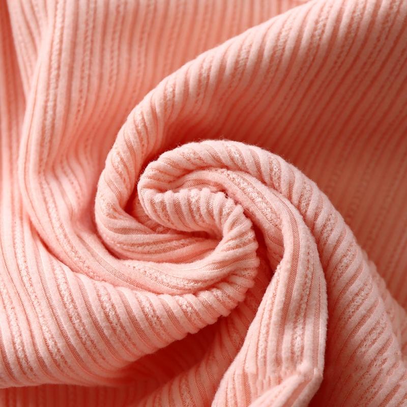 Baby Clothes Autumn Infant Girls Long Sleeve T-shirts Lace Lotus Collar Princess Kids Ribbed Bottoming Shirt Toddler Cotton Tops