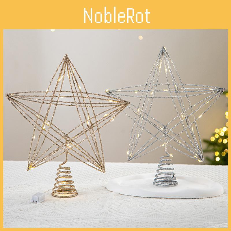 Modern Minimalist Christmas Tree Star Ornament With 3d Snowflake Design For Festive Decor