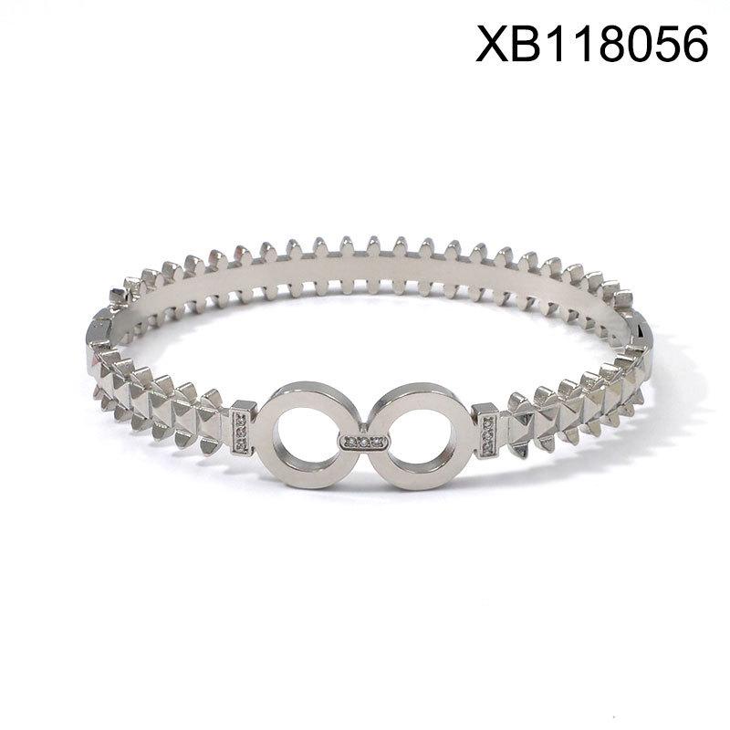 Women s European Titanium Steel Gold-Plated Diamond Bangle: Elegant, Personalized, Trendy, Versatile