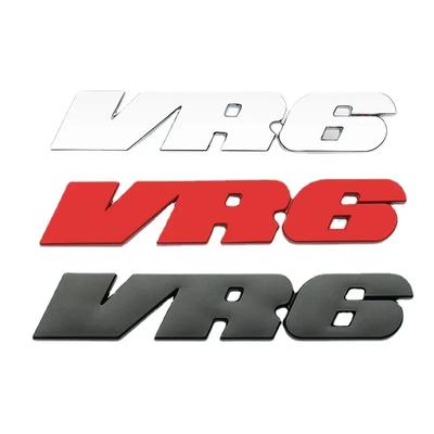 3D Metall VR6 Buchstaben Logo Emblem Abzeichen Aufkleber Decals Für Volkswagen VW Polo Golf Jetta Passat B6 Magotan Auto Zubehör