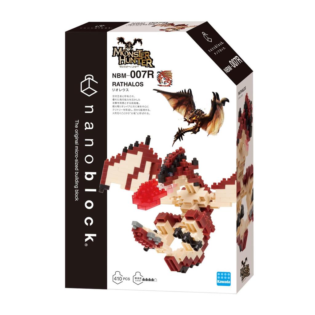 Kawada Nanoblock Monster Hunter Rathalos NBM-007R