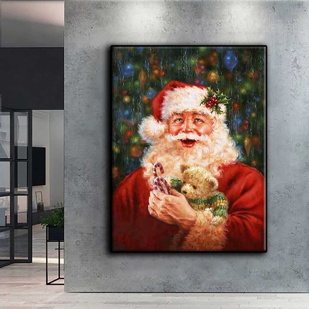 Cross Stitch Kit DIY Diamond Embroidery Christmas Tree Santa Snowman Diamond Painting Home Decor