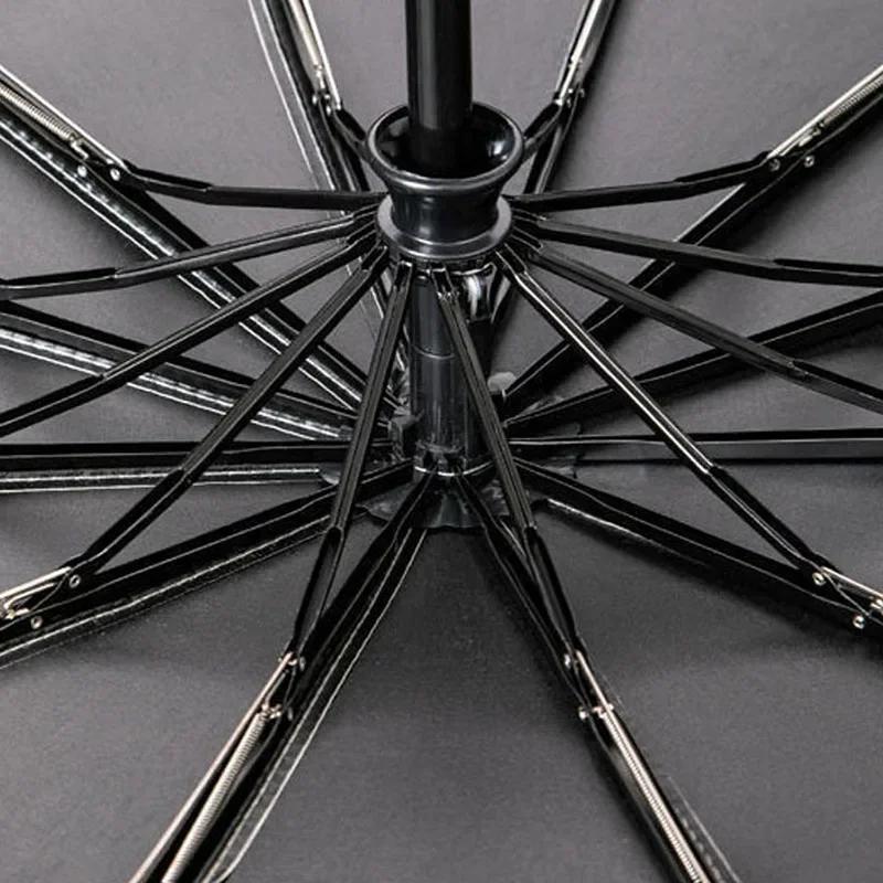 NEW Foldable Umbrella With Anti UV and Sun Protection, Reinforced With 24 Bones, Windproof and Waterproof