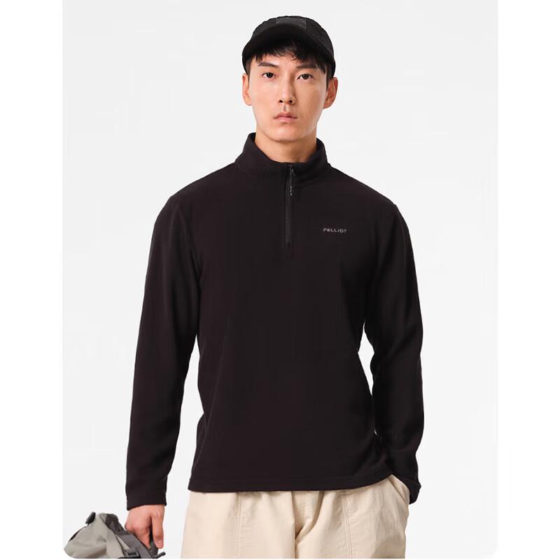 Pelliot Unisex Outdoor Fleece Jacket with Stand Collar