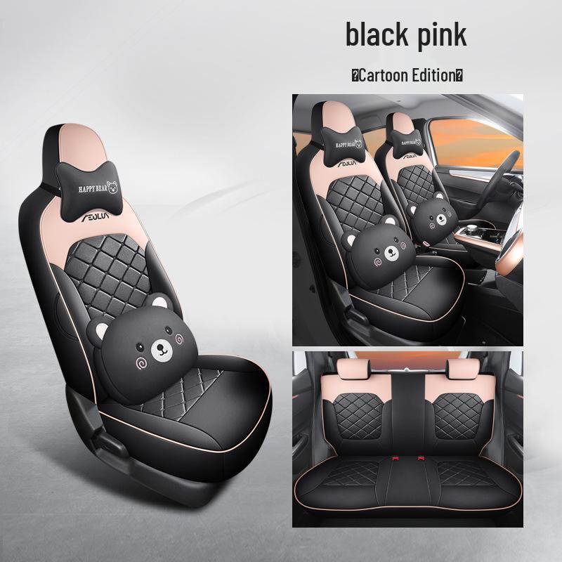 Universal Nano Leather Car Seat Cushion - All-Season Fit