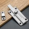 Stainless Steel 2/3/4inch Self-elastic Latch Cabinet Hinges Security Bolt Latch Anti-theft Spring Latches Furniture Supplies