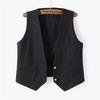 Gilet in Denim alla Moda Femminile Streetwear Scollo a V Gilet da Donna Estivo Taglia Grande Gilet Jeans Top Senza Maniche Giacca Chaleco Mujer