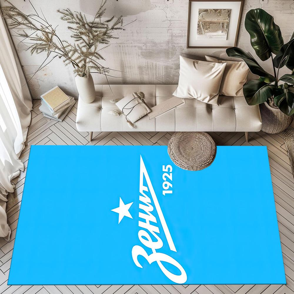 Fc Zenit Saint Petersburg Theme Square Rugs Are a Great Choice for Living Rooms, Bedrooms, Home Décor, and As Gifts.