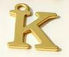 DIY Jewelry Accessories: 26 Alphabet Titanium Steel Pendants for Bracelets, Necklaces, Handmade Charms