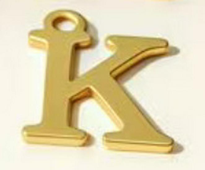 DIY Jewelry Accessories: 26 Alphabet Titanium Steel Pendants for Bracelets, Necklaces, Handmade Charms