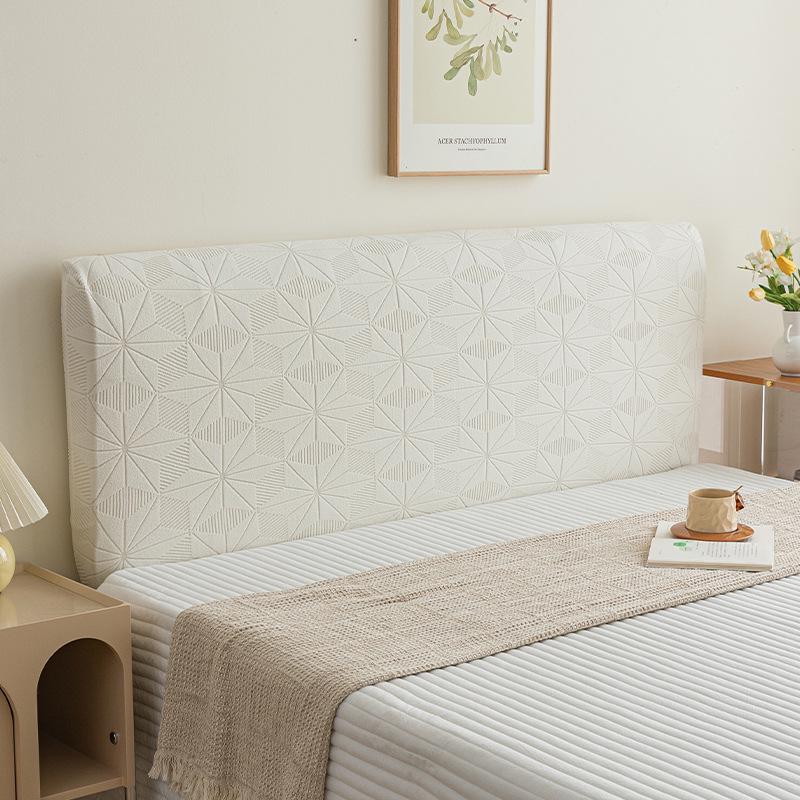 """All-Inclusive Žakárový Sametový Potah Čela Postele - Měkký, Prachotěsný Chránič"""