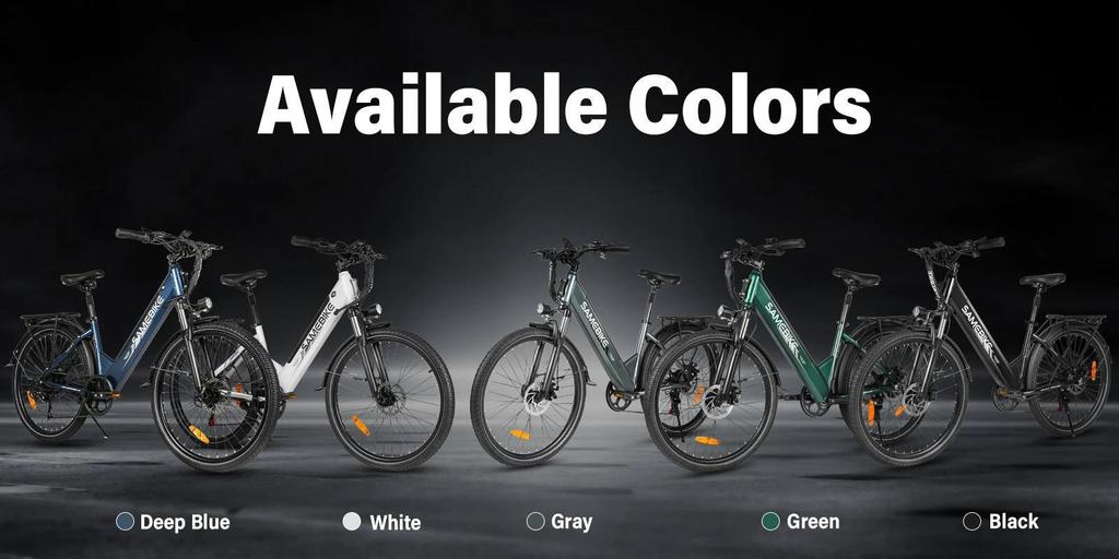 SAMEBIKE New Model RS-A01 Pro-T 36V15AH Removable Battery Electric Bike 26-Inch Tire Commuting Electric Bicycle Daily Commute.