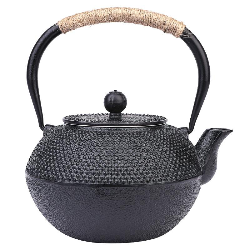 Japanese Iron Tea Pot with Stainless Steel Infuser Cast Iron Teapot Tea Kettle for Boiling Water Oolong Tea ZM1031