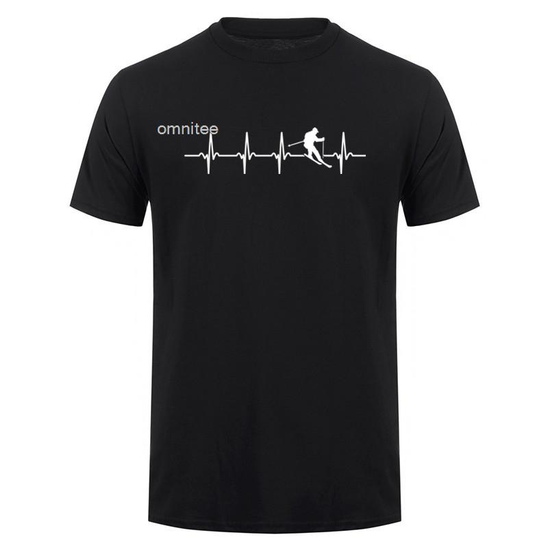 Cool Skiers Unisex Unisex Snow Skiing Ski TShirt Short Sleeve Birthday Gift Summer Style Unisexs Clothing T Shirts HJ040