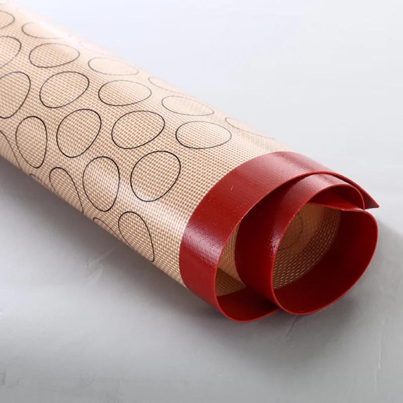 Silicone Macaron Baking Mat, Non-Stick Silicon Liner for Bake Pans & Rolling - Macaroon/Pastry/Cookie Making