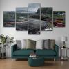 Impressions sur toile 5 pièces Nurburgring rallye route affiche paysage peinture mur Art photos pour salon décor à la maison