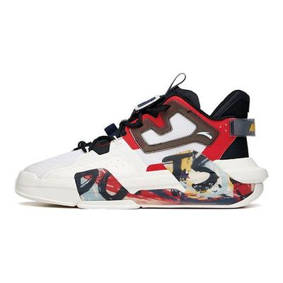 Dominance Low-Top Sneakers With Grip And Warmth Women Sneakers White Black Red 122138081S-3