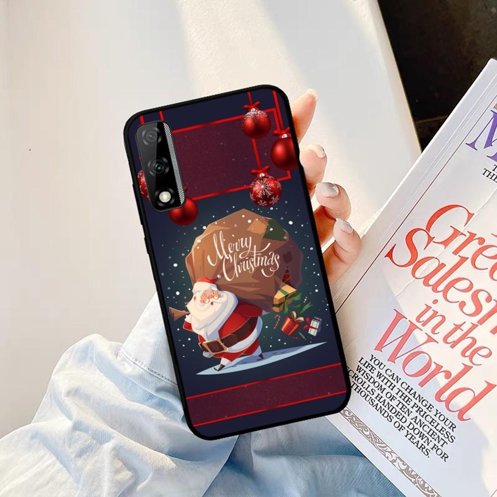 Merry Christmas Phone Case For Redmi 8 9 10 PocoX3 Pro For Samsung Note 10 20 For Huawei Mate 20 30 40 50 Lite