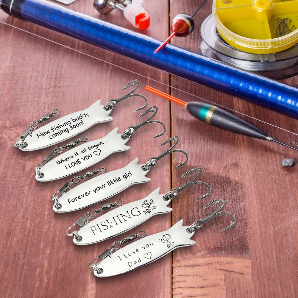 5pcs Metal Spoon Spinner Fishing Lure with Tackle Box Spoonbait Crankbaits Artificial Bait Fishing Gifts for Dad
