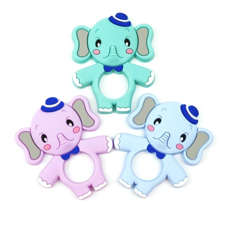 Buy 5 Pcs Food Grade Silicone Jouets Diy Animal Bebe Jouet De Dentition Infant Baby Toddler Rose Elephant At Affordable Prices Free Shipping Real Reviews With Photos Joom