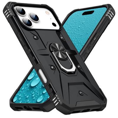 Dual Layer Ring Holder Accessories Case for Iphone 17 Pro Max 16 15 16e 17 Air 14 Plus 12 13 Pro Iphone17 Iphone16 Cases