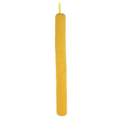 [A3466] - Mustard Yellow 'Ribbed' Velvet Door Draft Excluder - 80x8 Cm