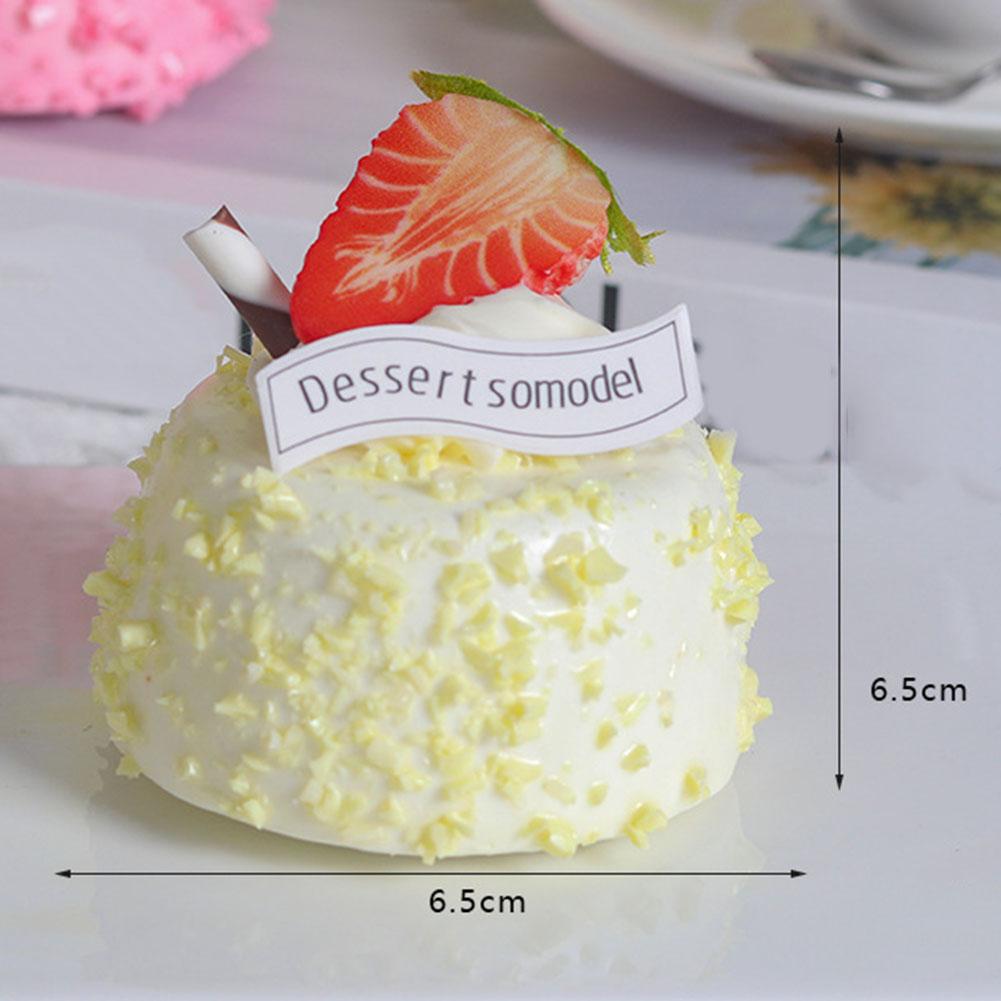 1PC Artificial Cakes Model Kitchen Ice Cream Dessert Fake Food Decoration Photography Simulation Cake Model Table Decoration