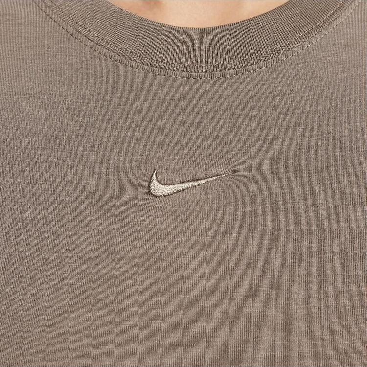Nike Odzież sportowa AS W NSW NK CHLL KNT CRP Chill Knit Modna Oddychająca Krótki Rękaw Regularny T-shirt Damskie Topy Brązowy HF9539233
