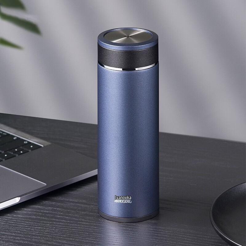 WANXIANG Insulated Stainless Steel Tea Cup with Filter