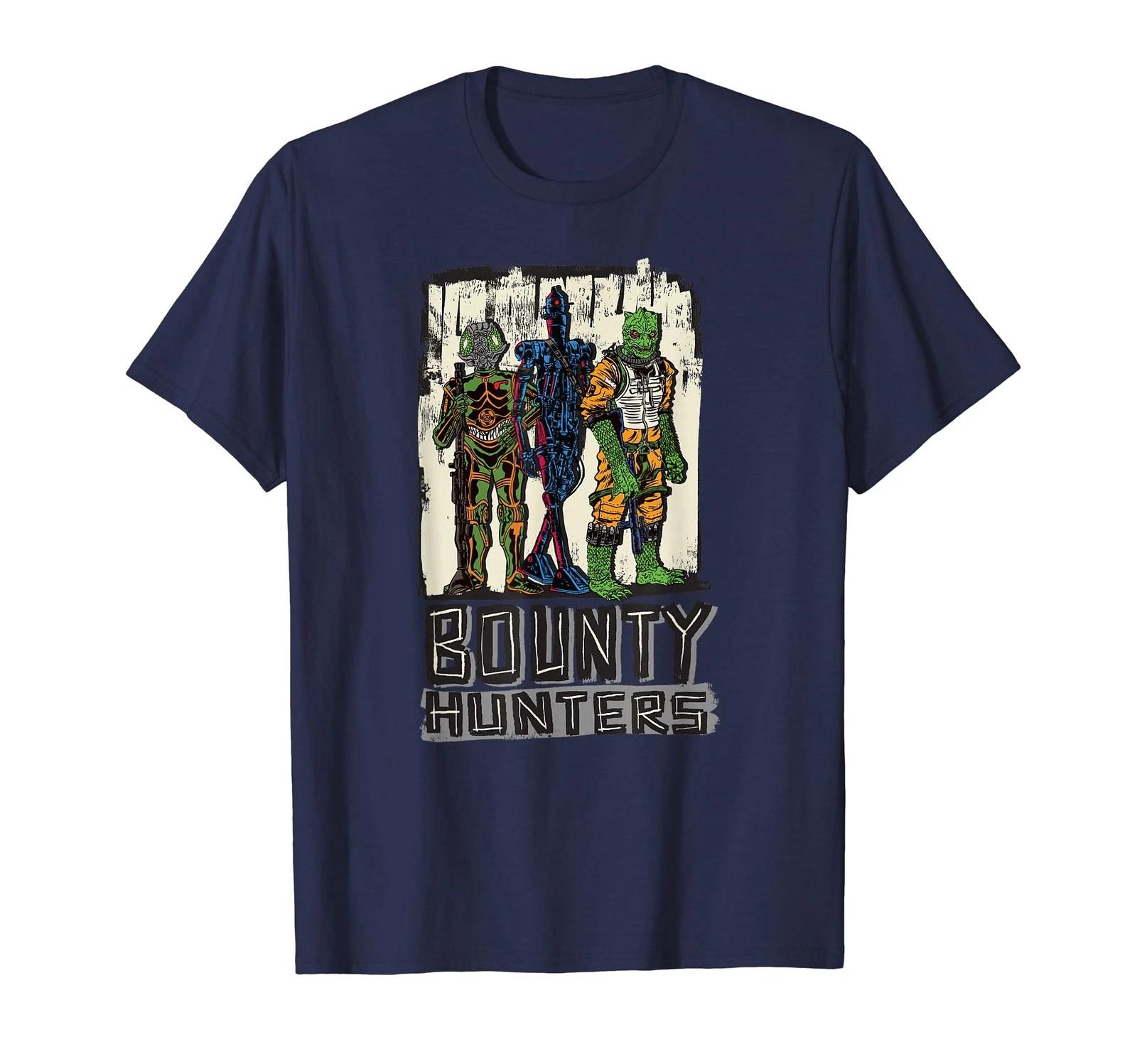 Star Wars Bounty Hunters 4-Lom Ig-88 & Bossk Stylized Art T-Shirt_ 4XL