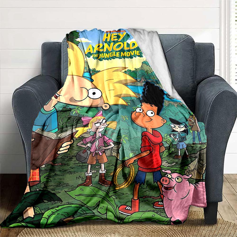 Adventure Jungle Flannel Blanket Super Soft Warm Cozy Blanket For Sofa Bed Office Travel Allseason Home Decor Gift