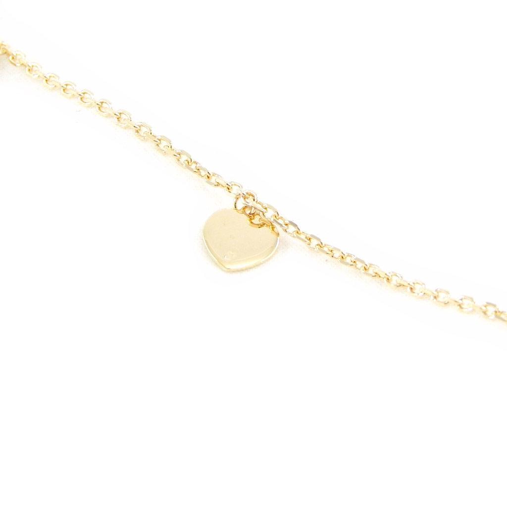 Les Trésors De Lily [G1252] - Bransoletka Pozłacana 'Choreografia' złota (miłość) - 7 mm