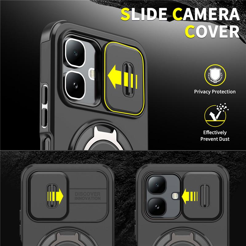 Suitable for Infinix Note11 Pro Link Phone Case Hot11i Rotary Ring Window Slide Cover