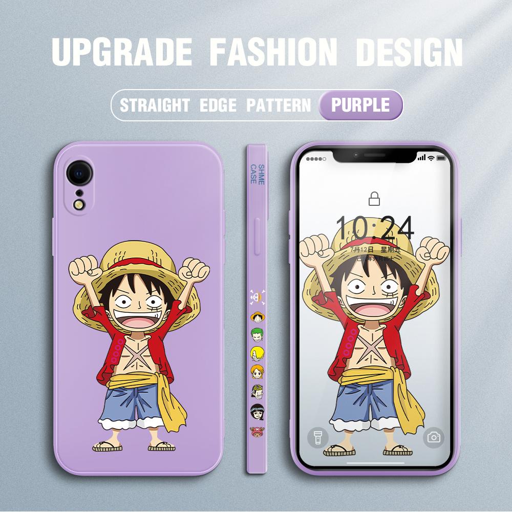 Populární pouzdro na telefon Anime Luffy pro Xiaomi Redmi POCO Mi 11 Lite 5G Note10 Pro Soft Full Protection Square Tekutý silikonový zadní kryt na mobil