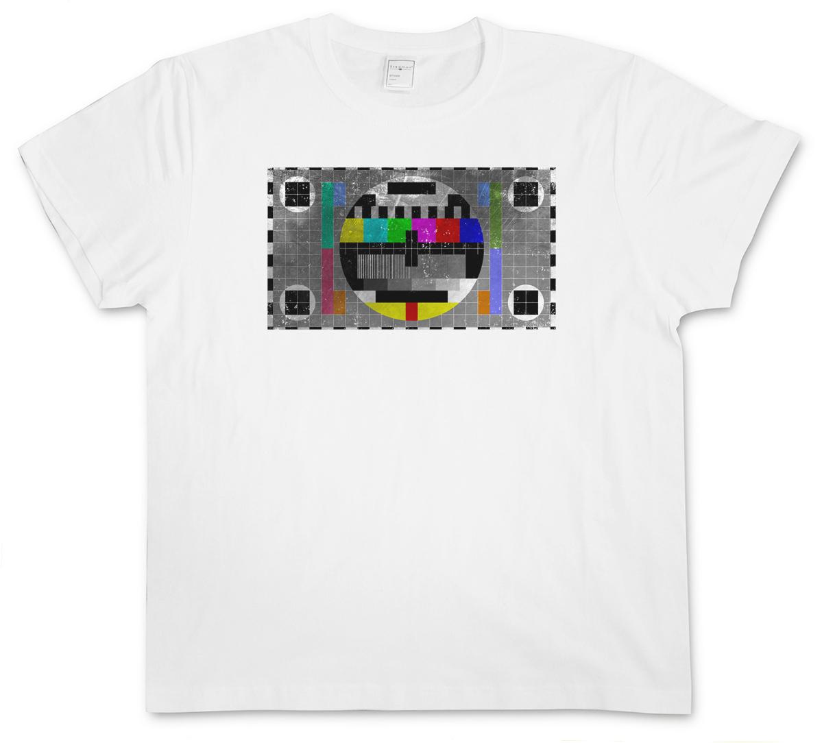 

TEST PICTURE VINTAGE II T-Shirt Mens Womens Tees Top - The Testbild Theory Channel Televison Retro S