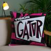 V-Vision S-Street W-WearS Pillow Case Office Sofa Dorm Chair Back Short Plush Double-sided Printing Home  Cushion Cover
