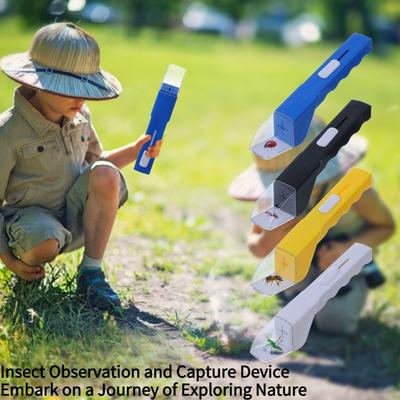 1PC Insect Catcher Handheld Insect Catcher Outdoor Exploration Insect Observation Box