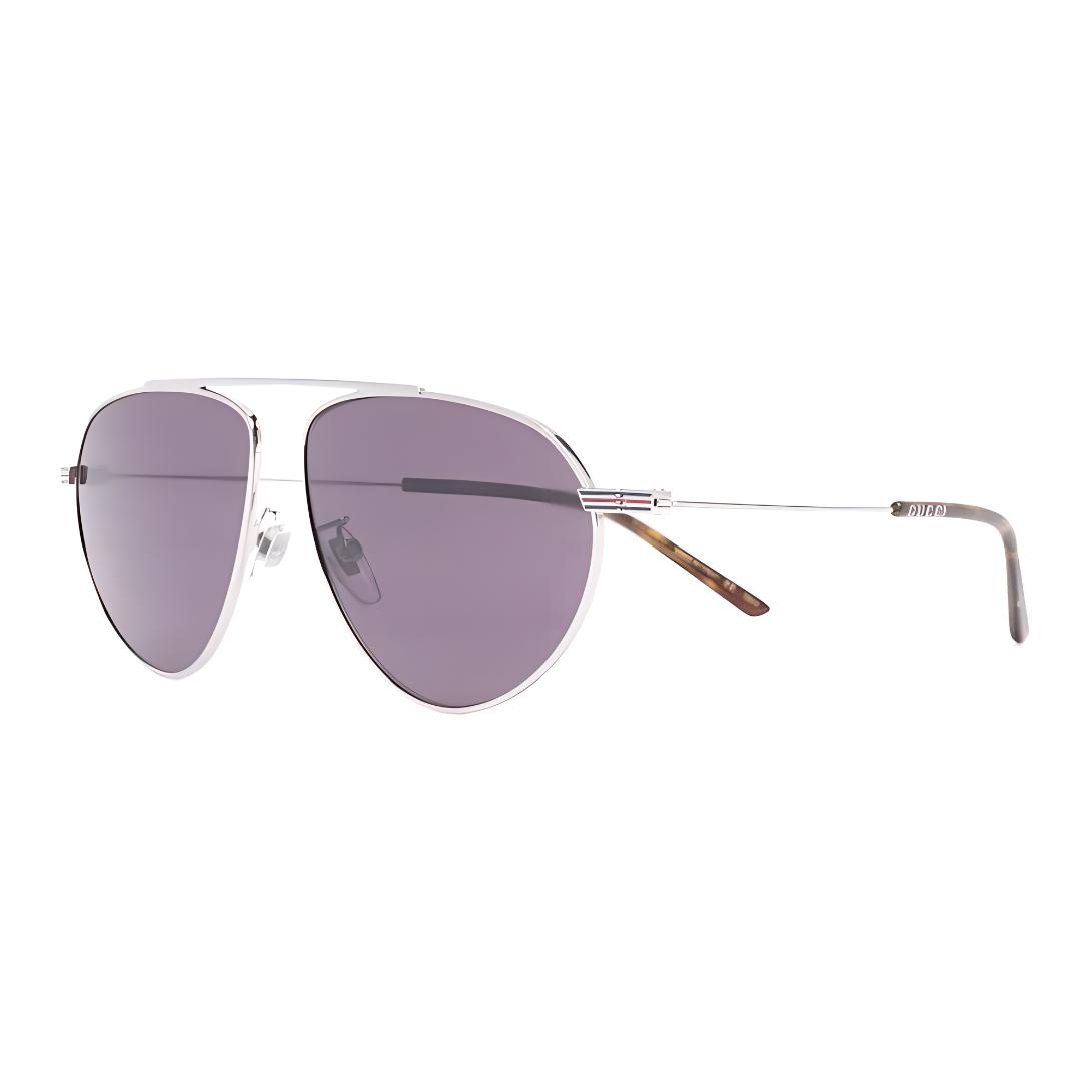 

Gucci Double Bridge Aviator Sunglasses Men sunglasses GG1051S001001 Dust Bag+Eyeglass Case (Random Color),Purple,61