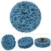 2inch 50mm Poly Strip Polishing Disc Roll Lock Grinding Wheel Rust Paint Remover (Blue)