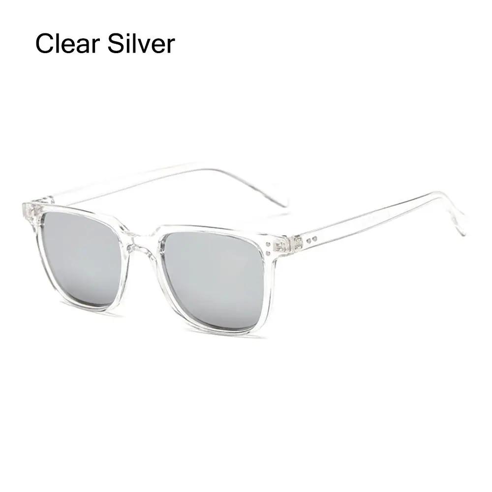 New Ins Popular Square Sunglasses Women's Fashion Oversized Sunglasses UV400 Sun Glasses Vintage Men Shades Eyewear 6Colors