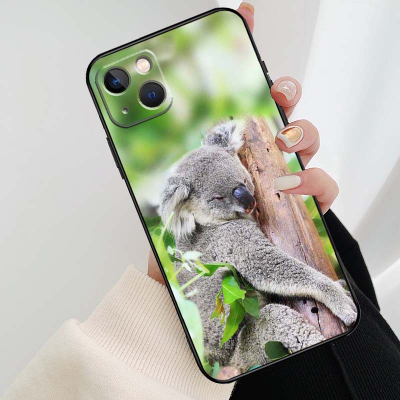 Australian Koala Phone Case For iPhone 17 Pro Max 16 15 11 13 12 14 Pro Max mini 15 16 Plus 16e 17 Air Cover