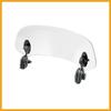 28.5cm Motorcycle Windshield Motorcycle Wind Deflector Clear Lens Adjustable Clip Windshield Extension Universal Fit for Most Motorcycle Scooter