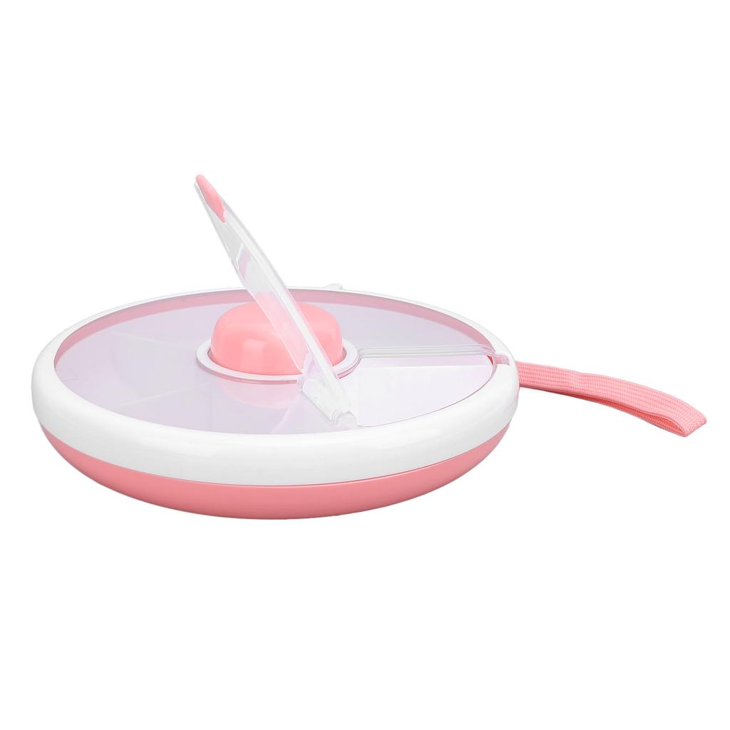 360 Degrees  Rotating Snack Container Large Capacity Sealing Kids Fruit Storage Box Bundle with Lid for