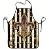 1pc Carnival Iris Pattern Apron, Durable and Easy To Clean, Belt, Polyester Material, Suitable for Kitchen Gardening, Orchard Pi