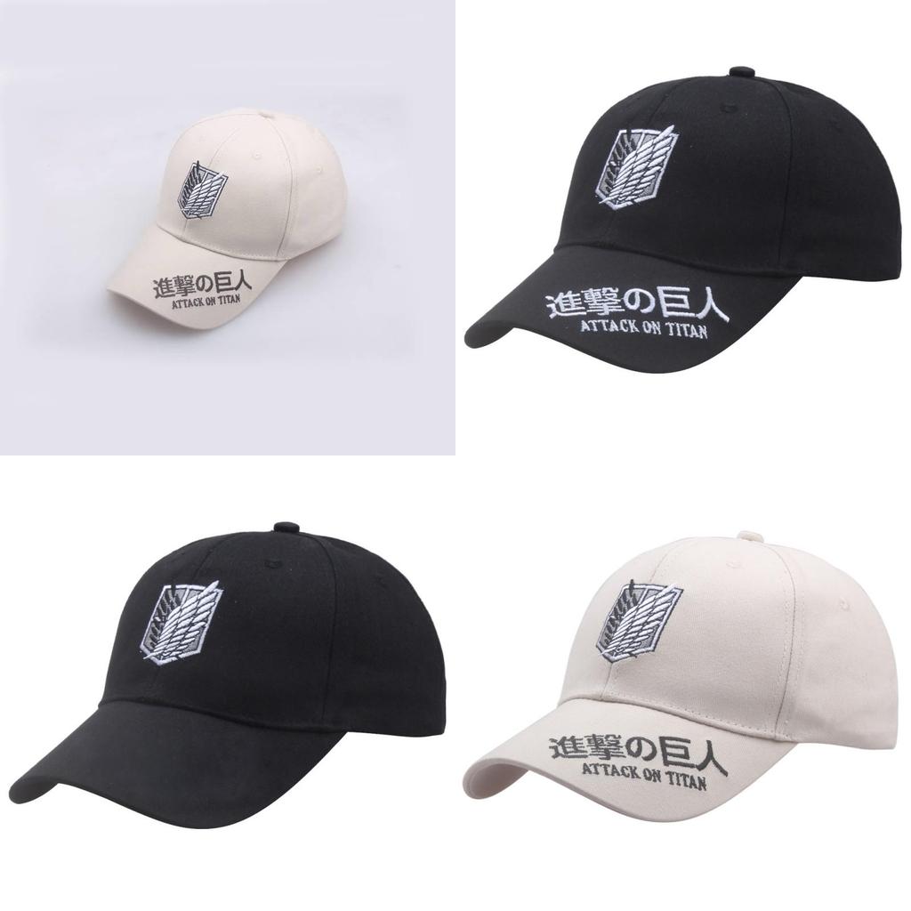Attack On Titan Embroidered Baseball Cap With Sun Protection For Fans And Outdoor Use