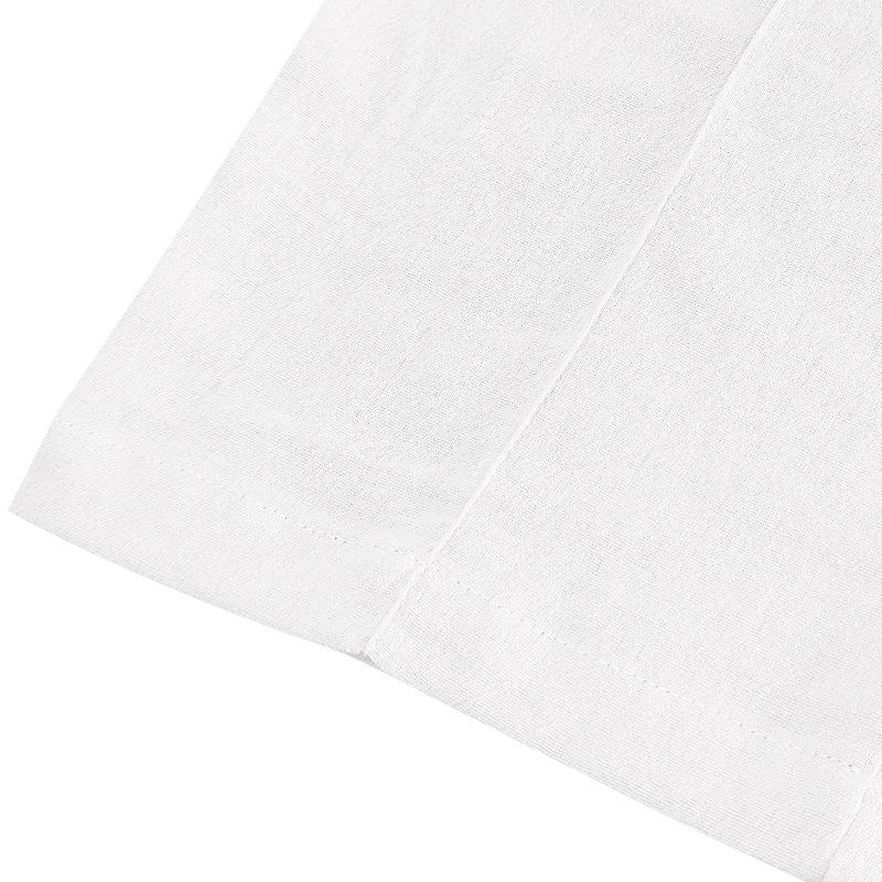 Linen Breathable Wide-legged Trousers Men's Models Summer and Autumn Thin Section Loose Sports Loose Straight Casual Trousers Male