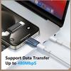 4-in-1 USB C Adapter Kit – USB-C To USB-A Male & Female, Mini USB To Type-C, Lightning, OTG Travel Set (4/8 Pack)