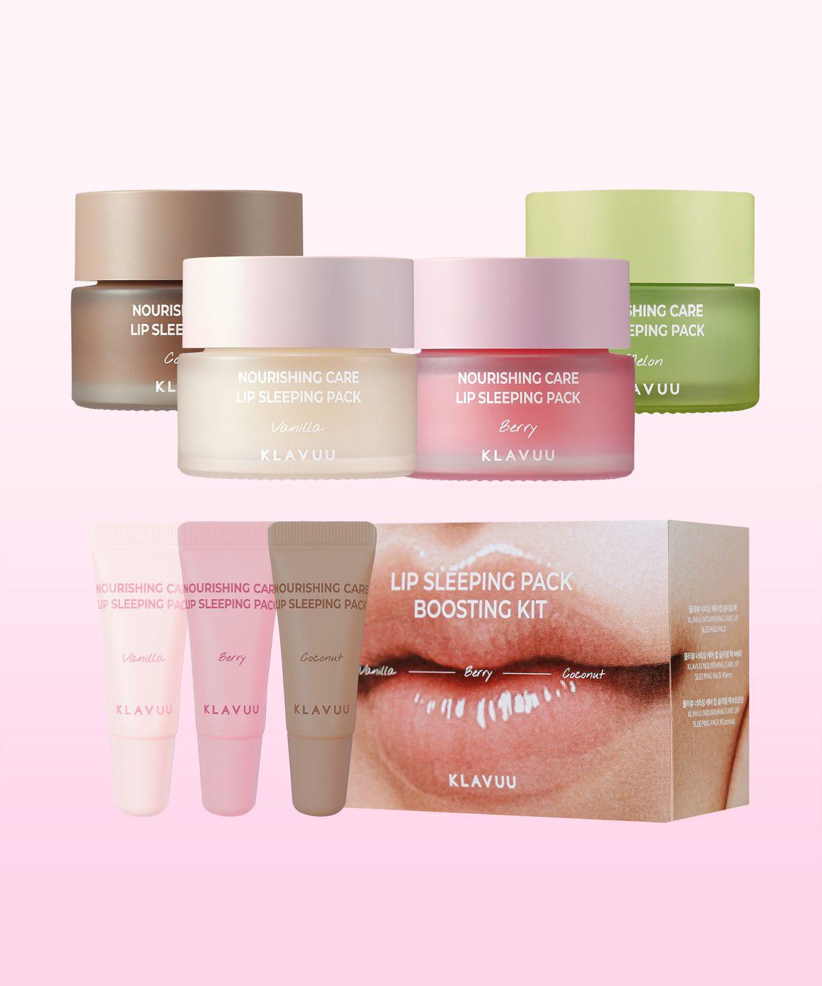 Nourishing Care Lip Sleeping Pack 20g 3ea + Lip Pack Boosting Kit