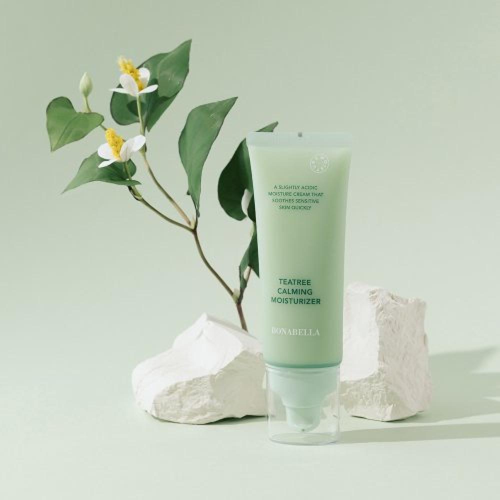 Bonabella Успокаивающий увлажняющий крем с чайным деревом 50 мл FREE
